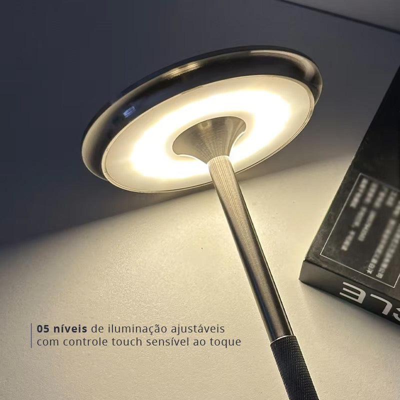 Luminária de Mesa LED Sem Fio Metal Ligths Copenhagen