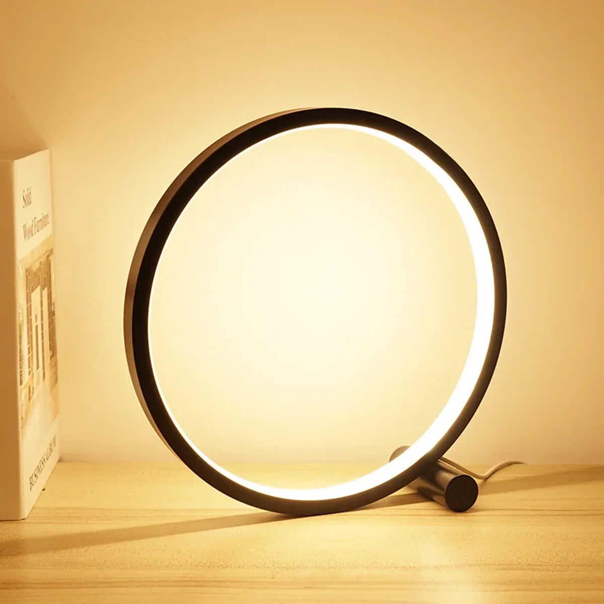 Luminária de mesa Circular LED