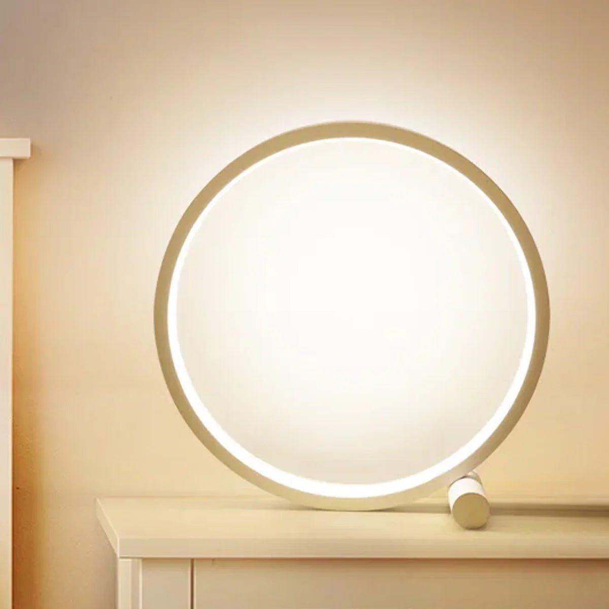 Luminária de mesa Circular LED