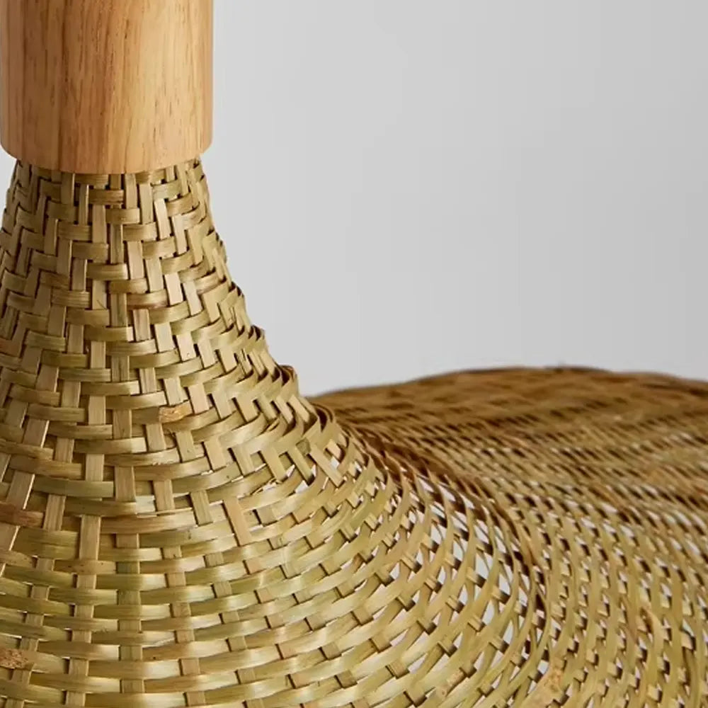 Kit 2 Luminárias Pendente de Rattan Hygge Hat